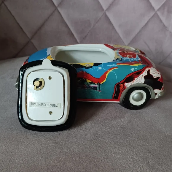 RARE Vintage Vandor JANIS JOPLIN Porsche 356 MUSIC BOX...Plays Mercedes-Benz - Picture 5 of 10